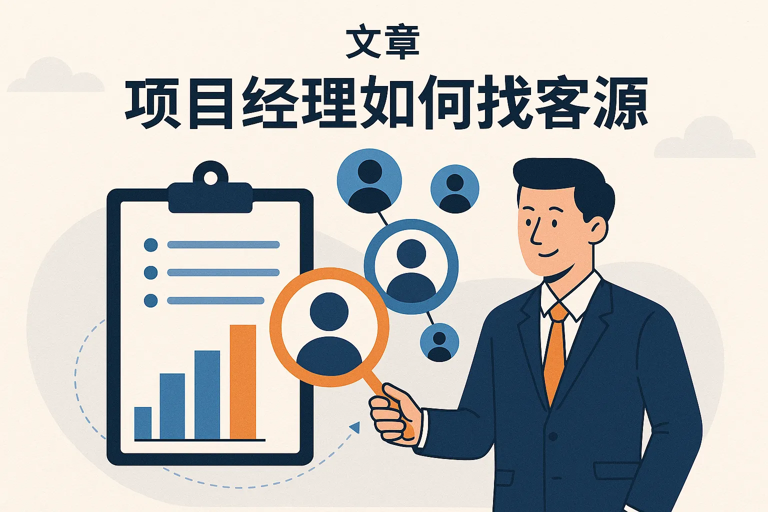 项目经理如何找客源