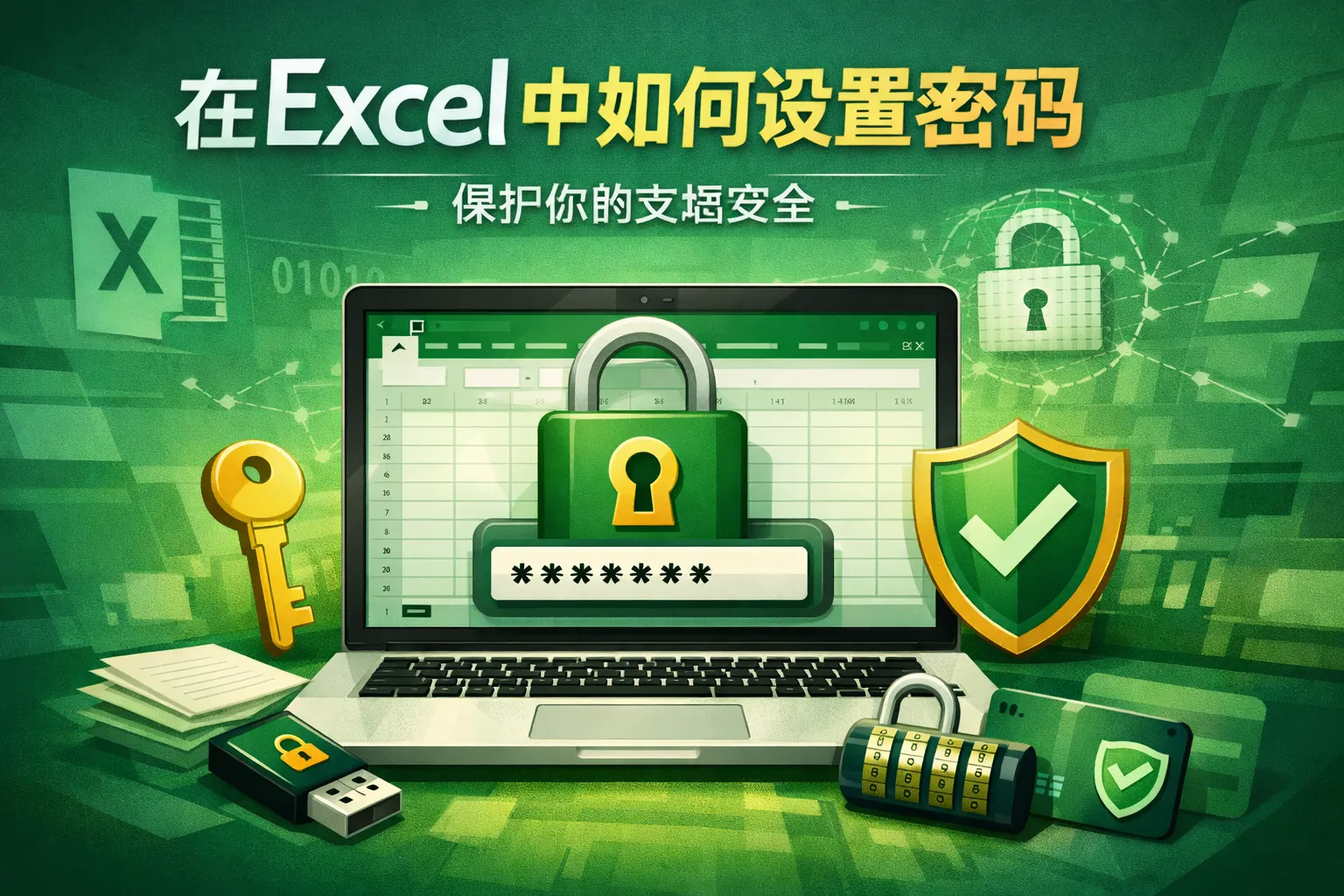 在excel中如何设置密码