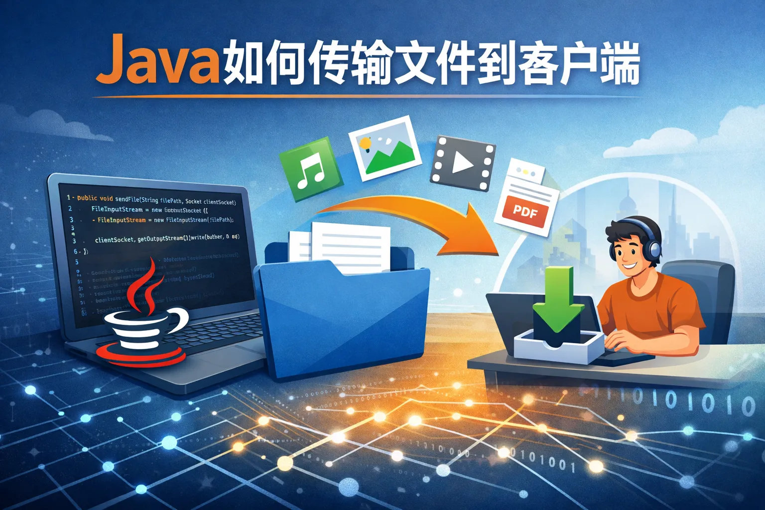 java如何传输文件到客户端