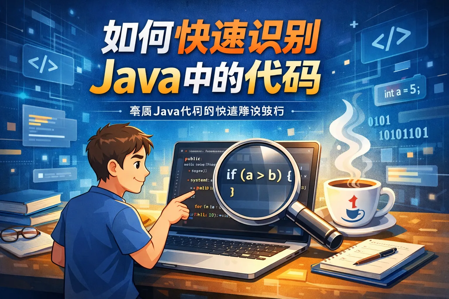如何快速识别java中的代码