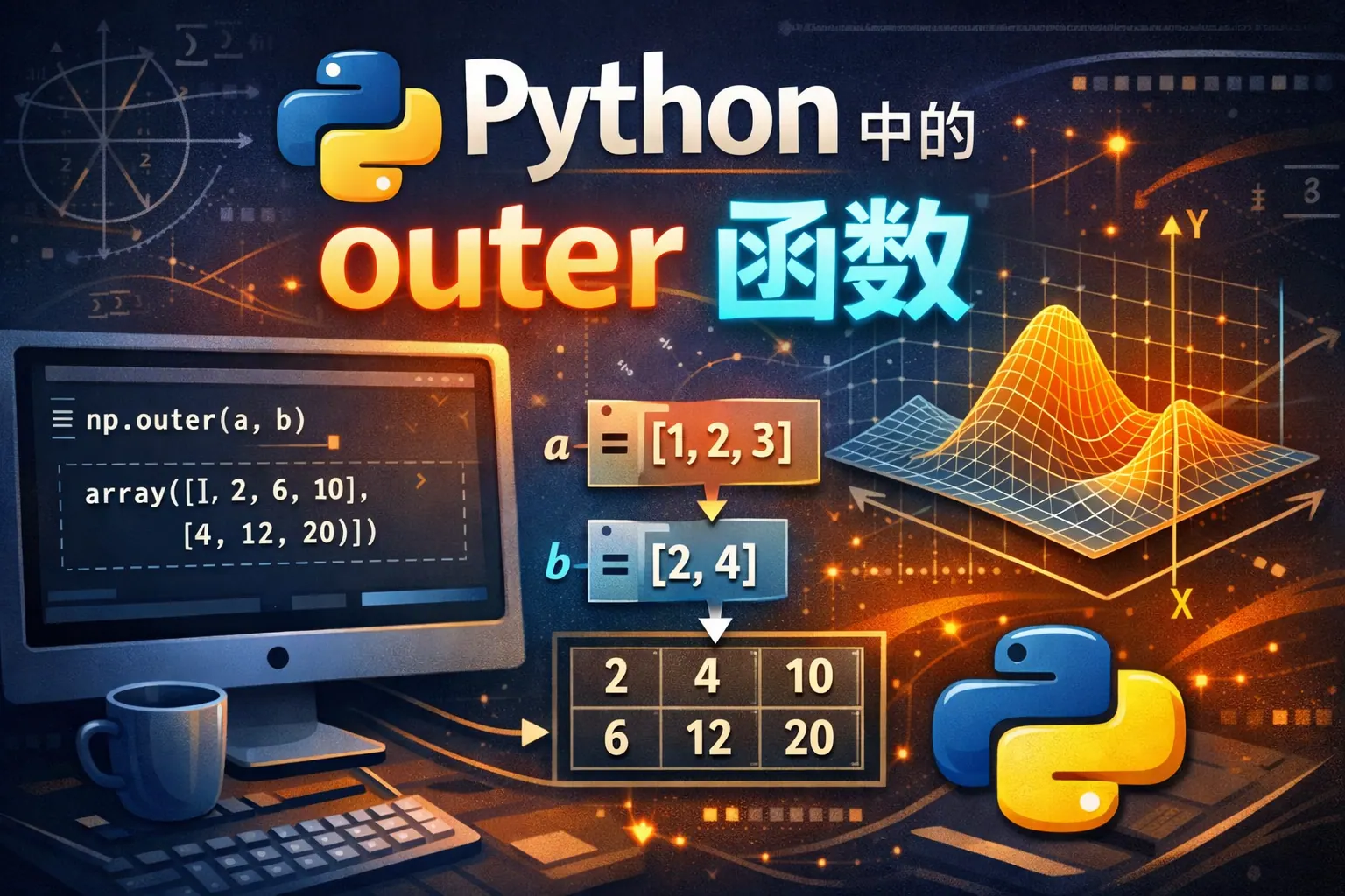 python中的outer函数