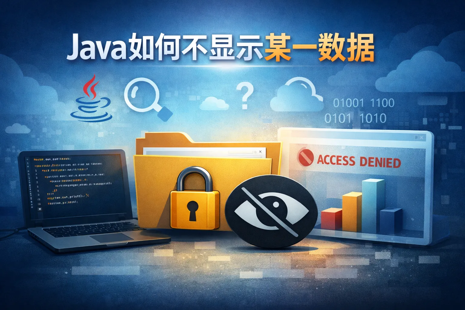 Java如何不显示某一数据