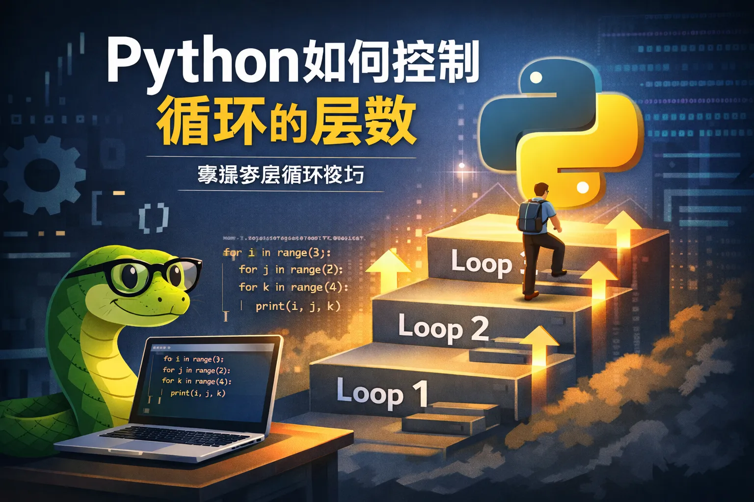 python如何控制循环的层数