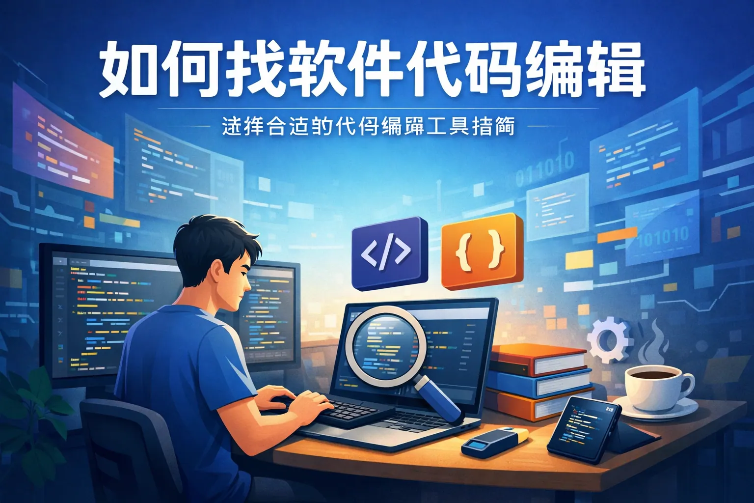 如何找软件代码编辑