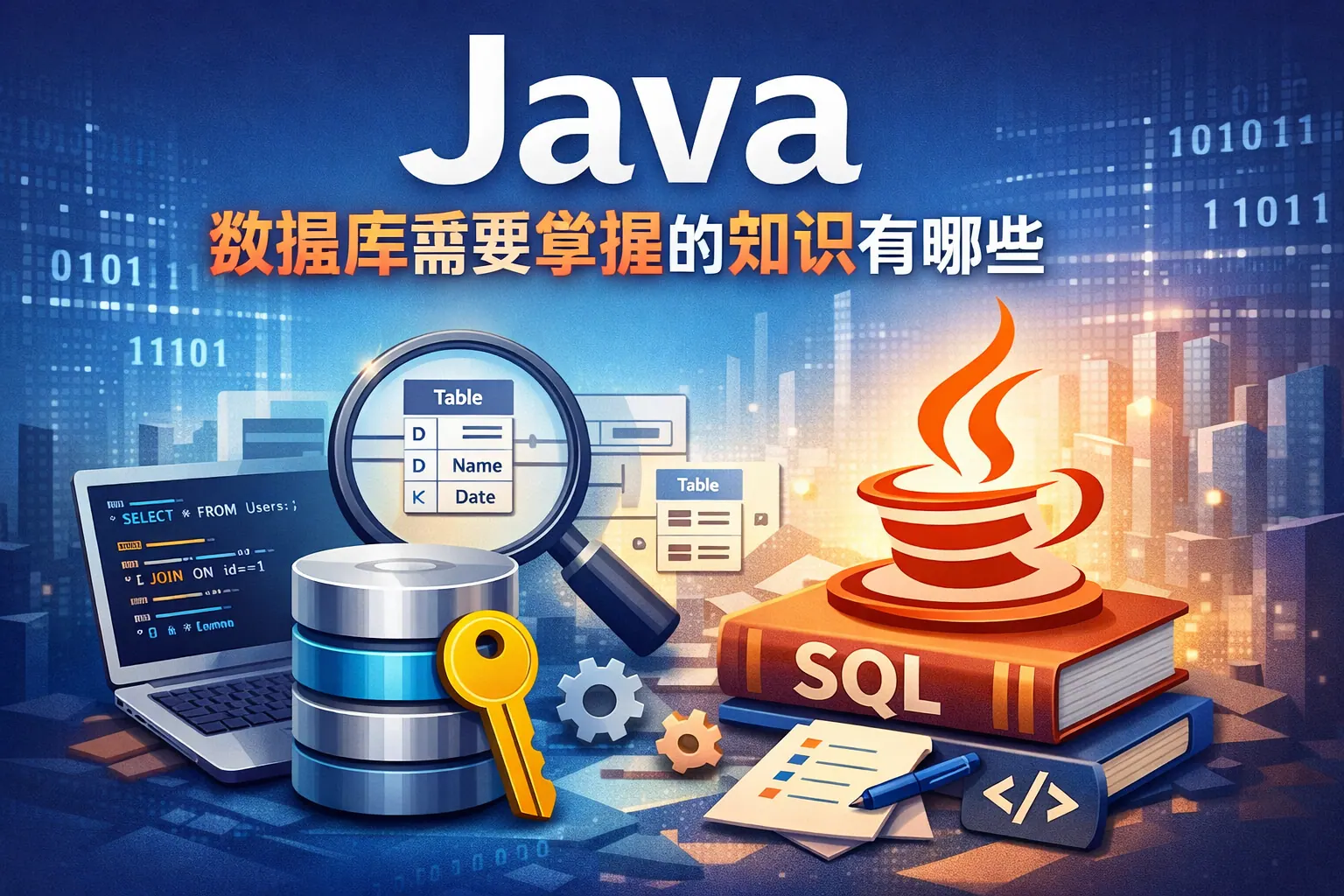 java数据库需要掌握的知识有哪些