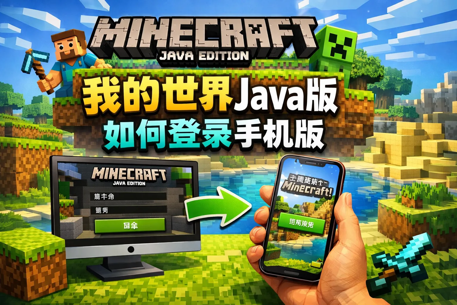 我的世界java版如何登录手机版