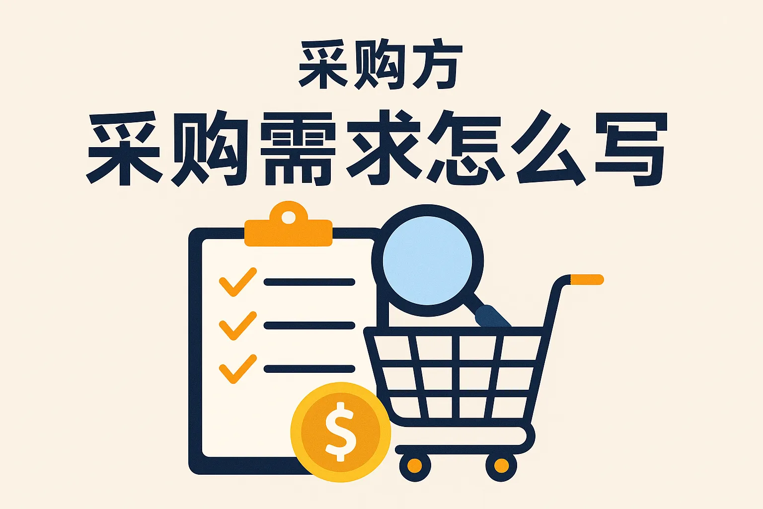 采购方采购需求怎么写