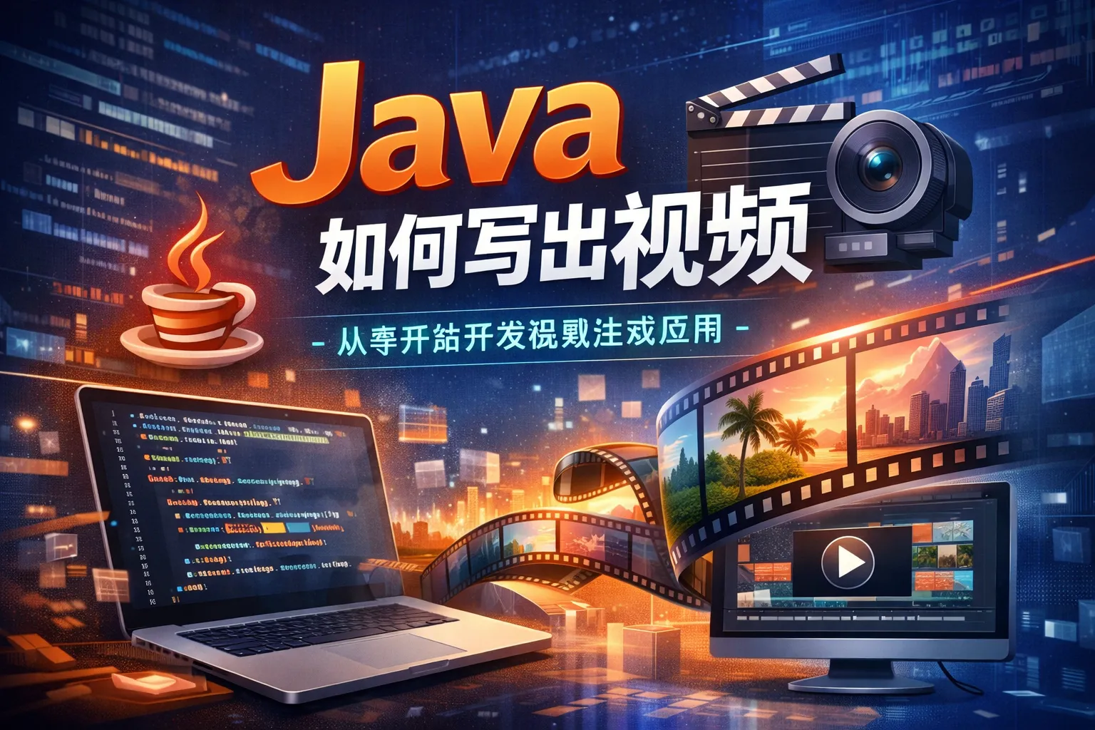 java如何写出视频