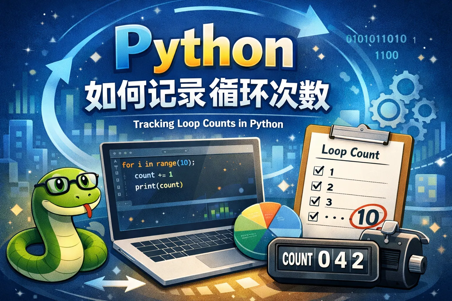 python如何记录循环次数