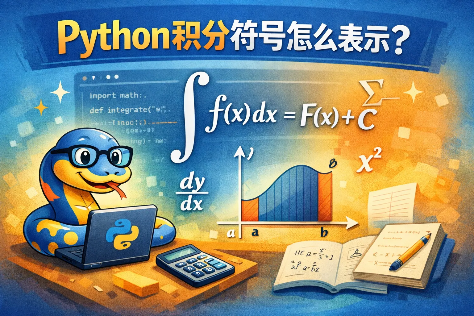 python积分符号怎么表示