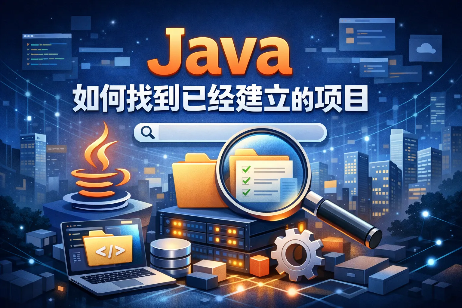 java如何找到已经建立的项目