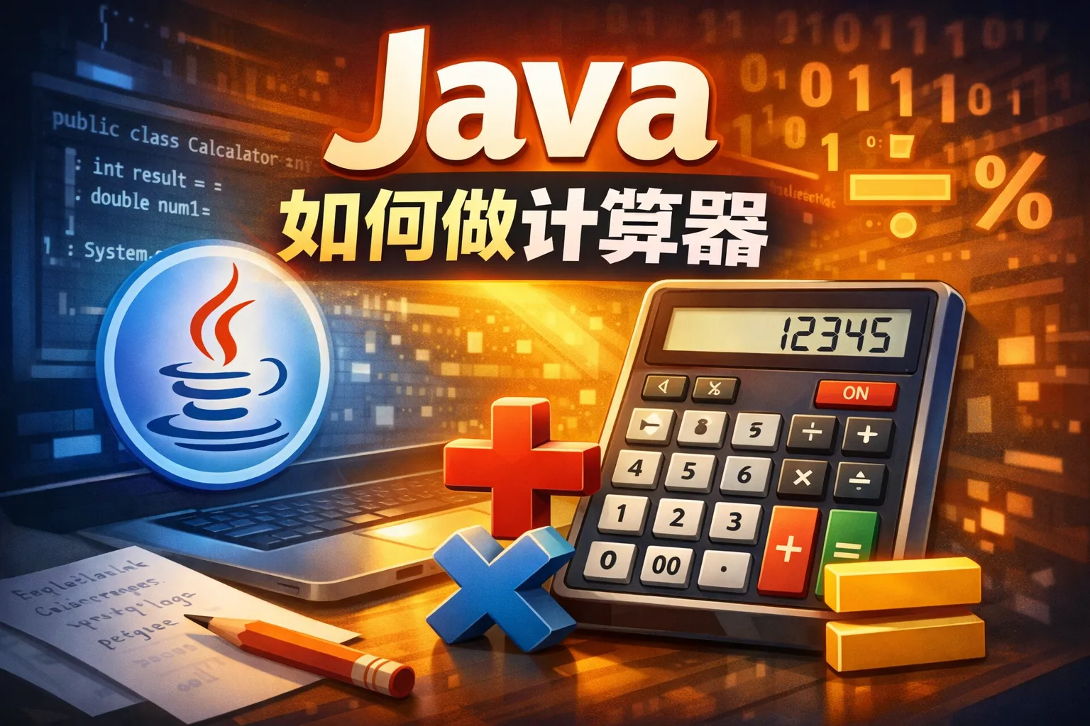 java如何做计算器