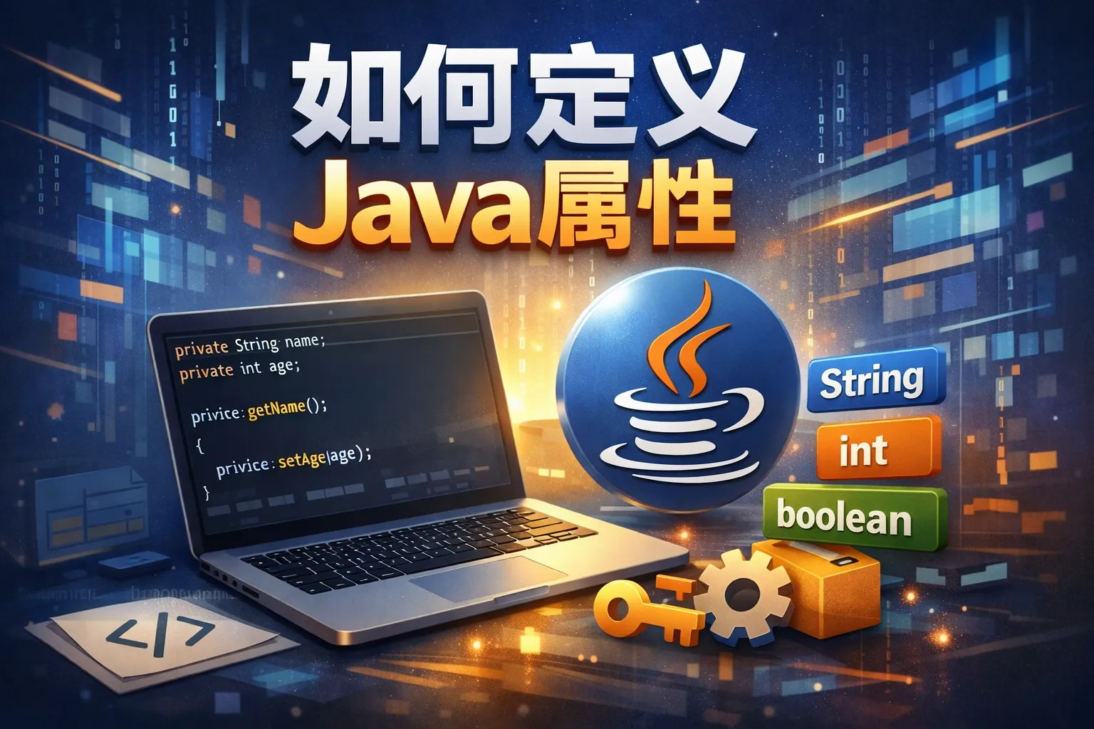 如何定义java属性