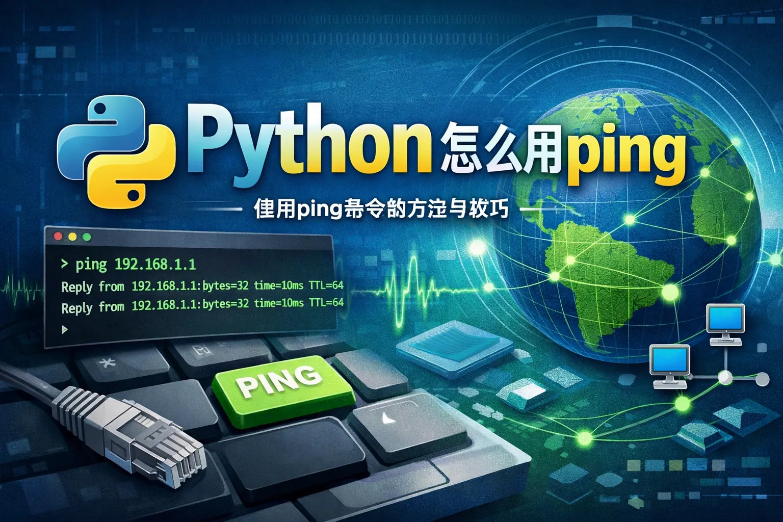 python怎么用ping
