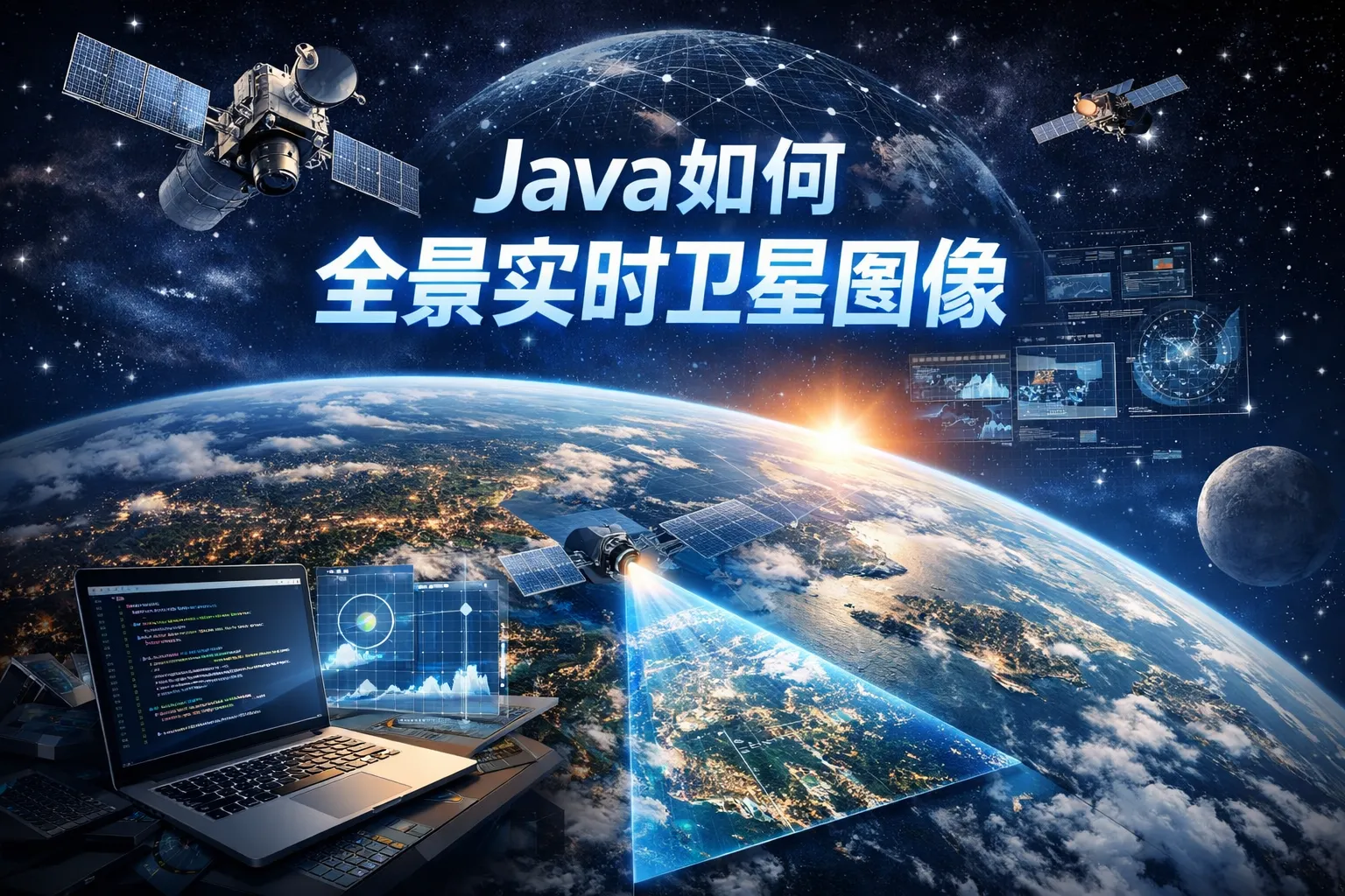 java如何全景实时卫星图像