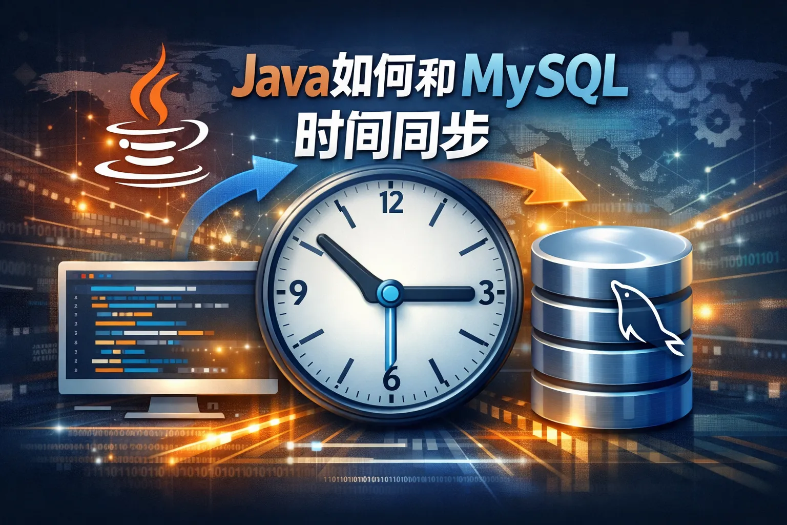java如何和mysql时间同步