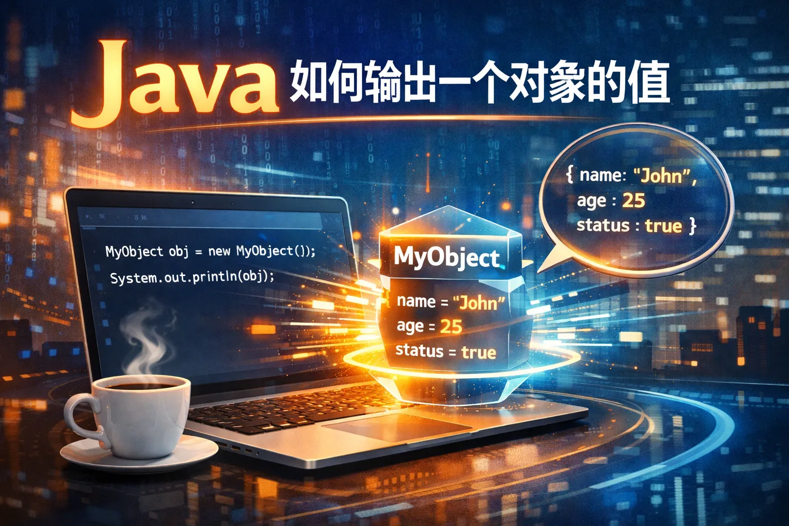 java如何输出一个对象的值