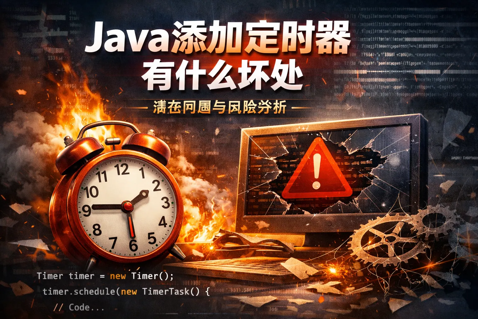 java添加定时器有什么坏处