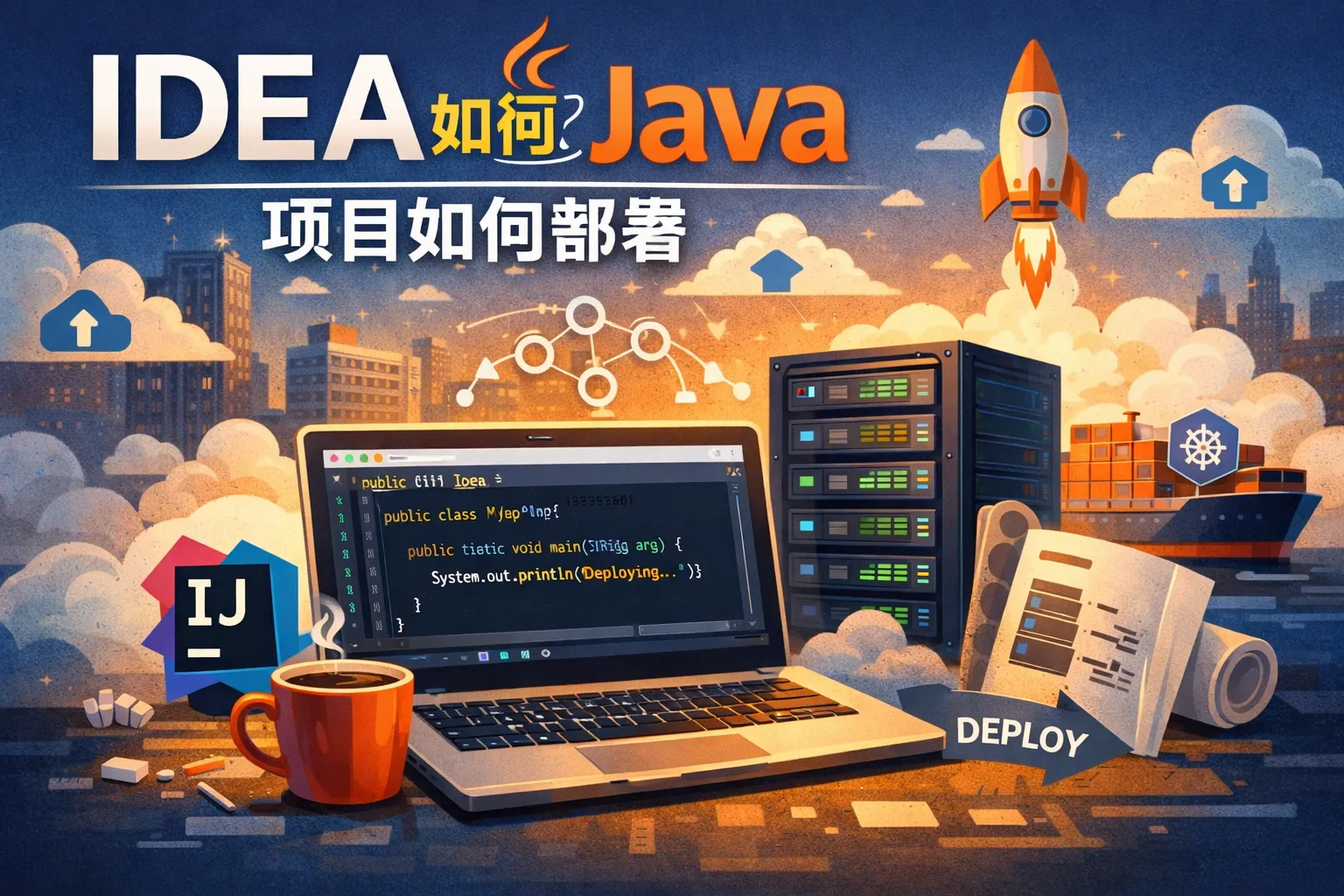 idea如何java项目如何部署