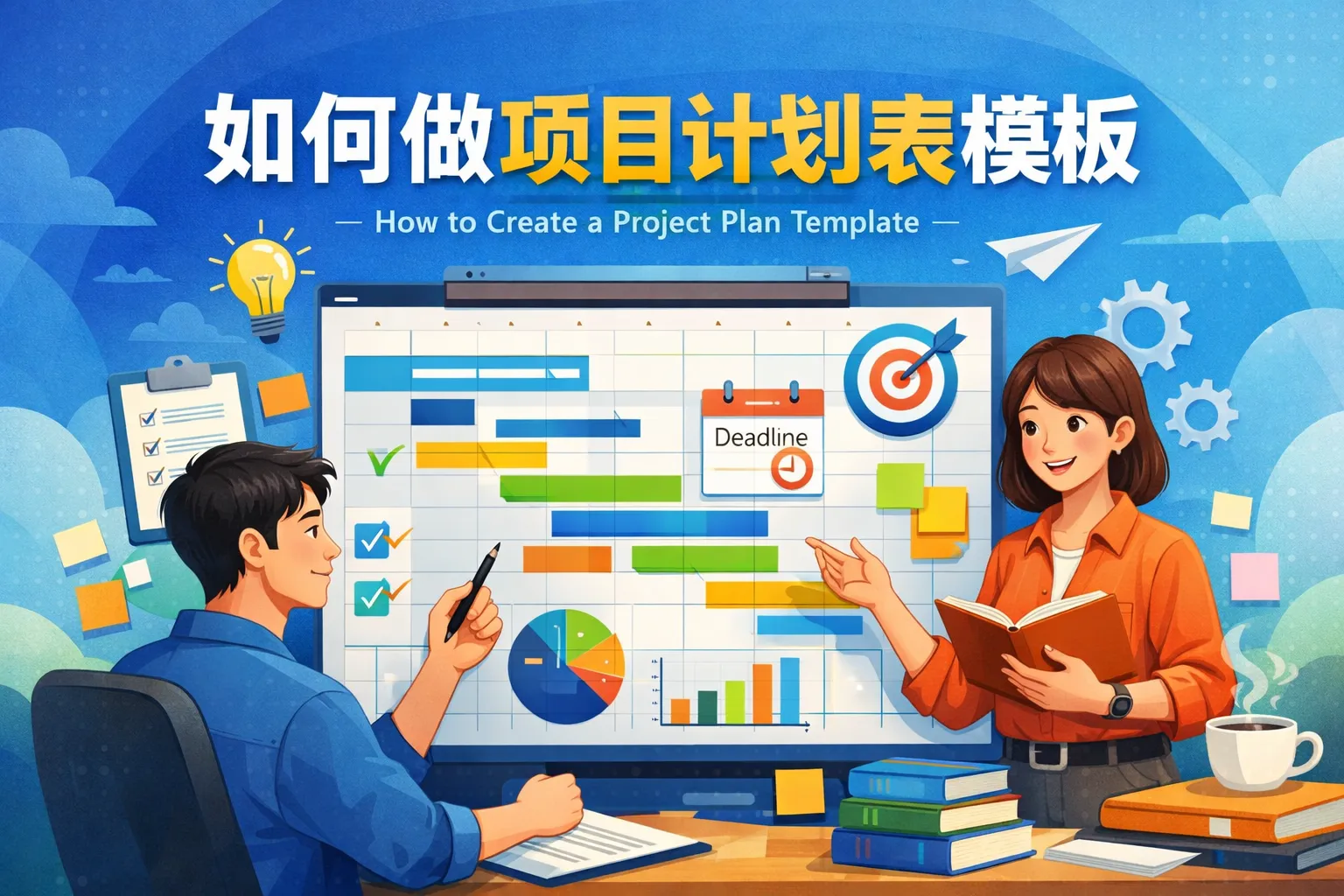 如何做项目计划表模板图片