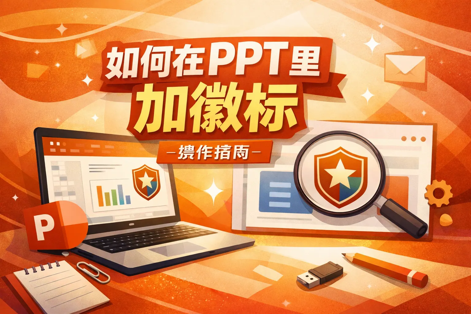 如何在ppt里加徽标