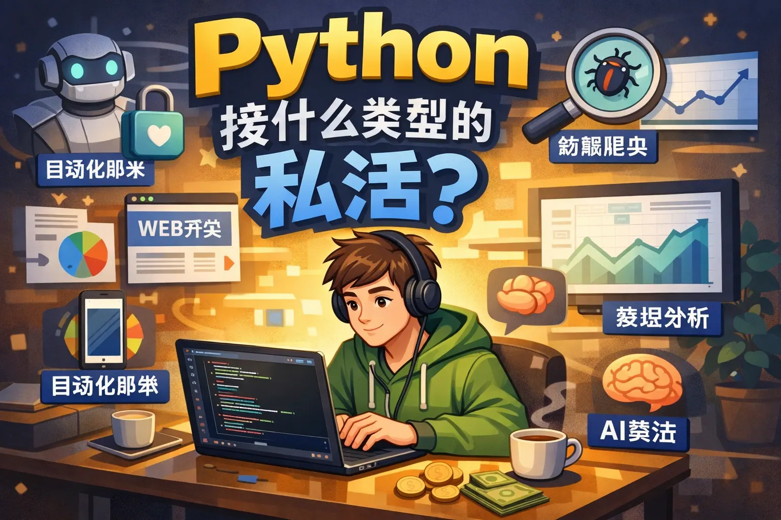 python 接什么类型的私活