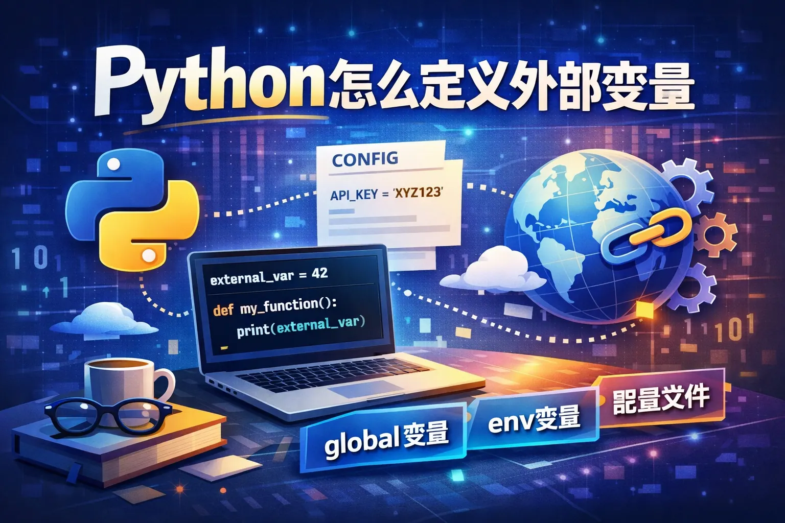 python怎么定义外部变量