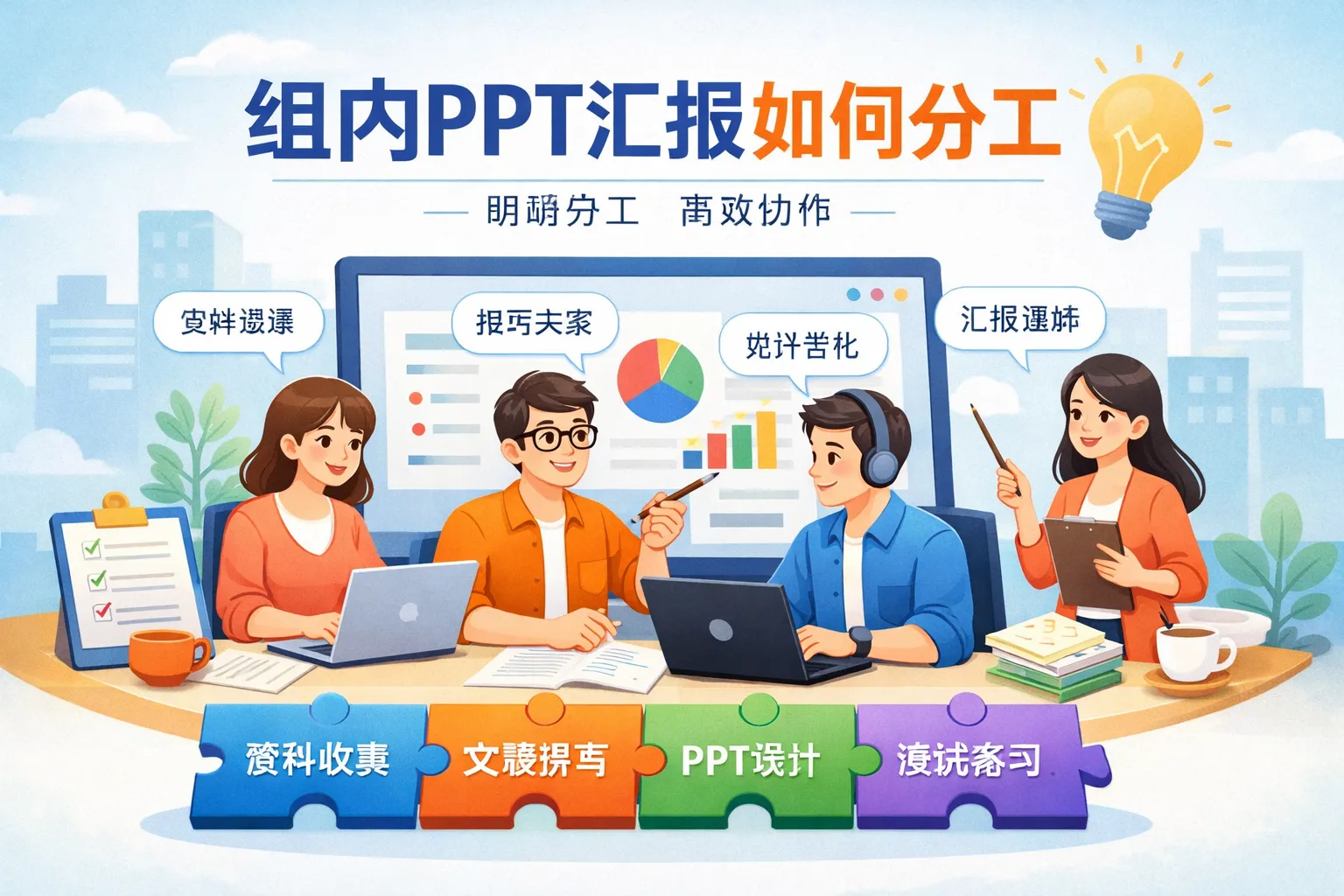组内ppt汇报如何分工