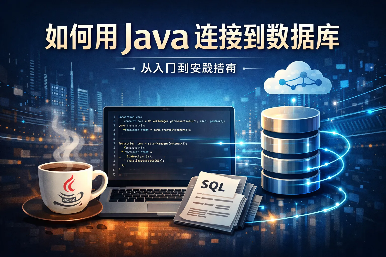 如何用java连接到数据库