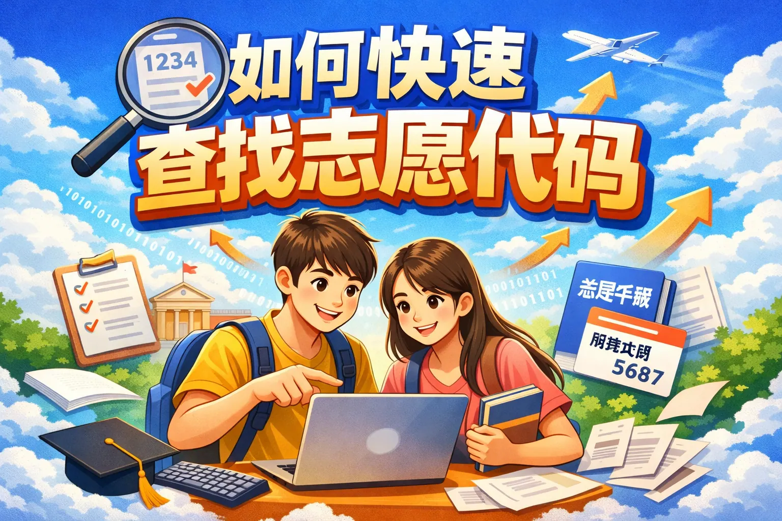 如何快速查找志愿代码