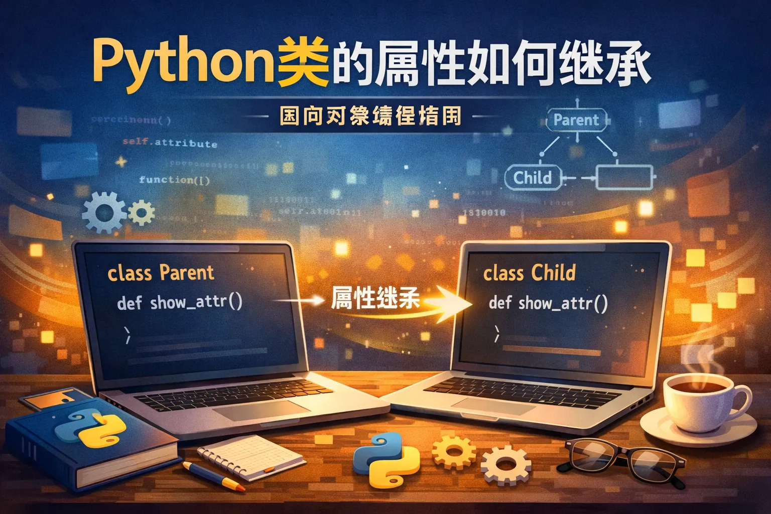 python类的属性如何继承