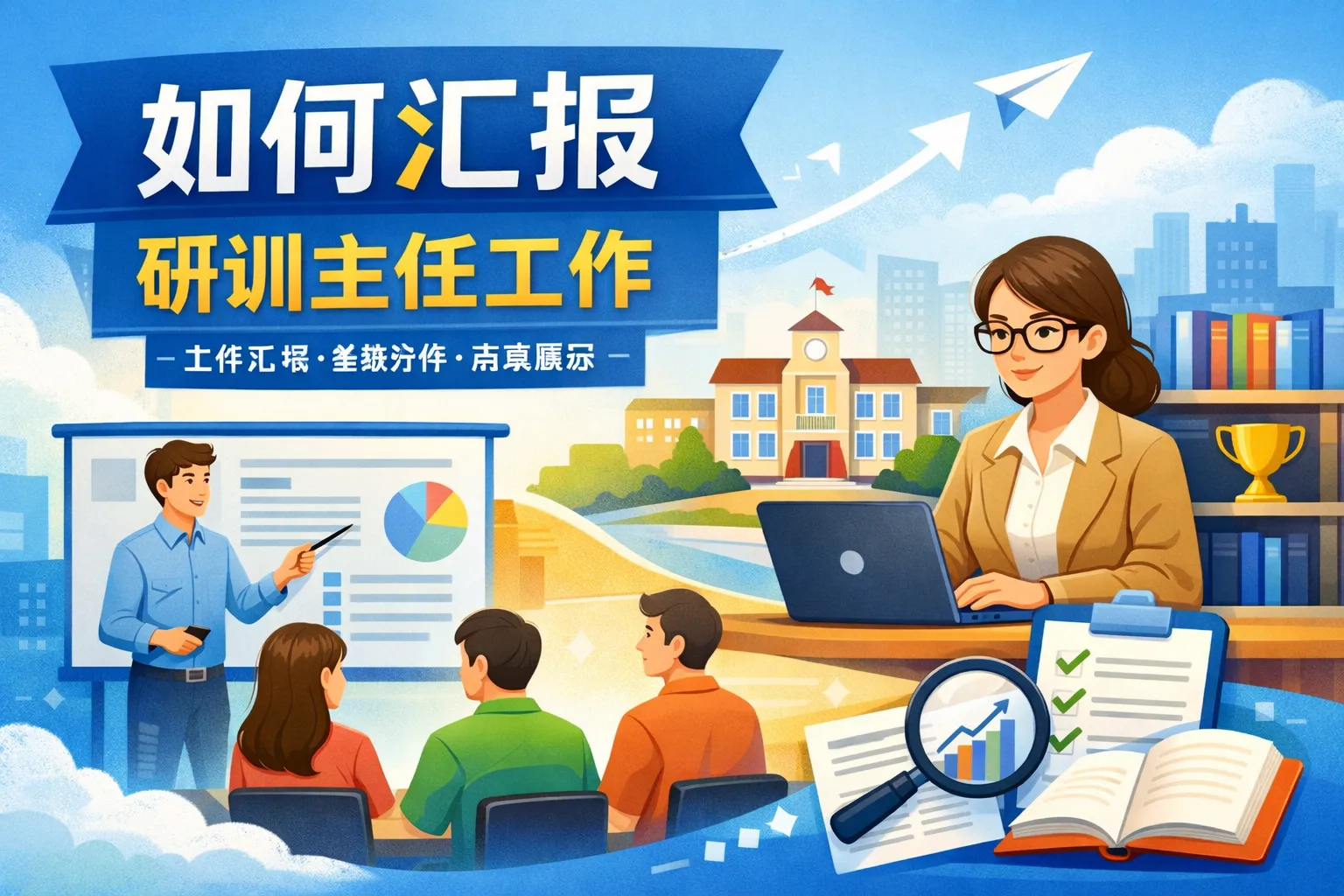 如何汇报研训主任工作