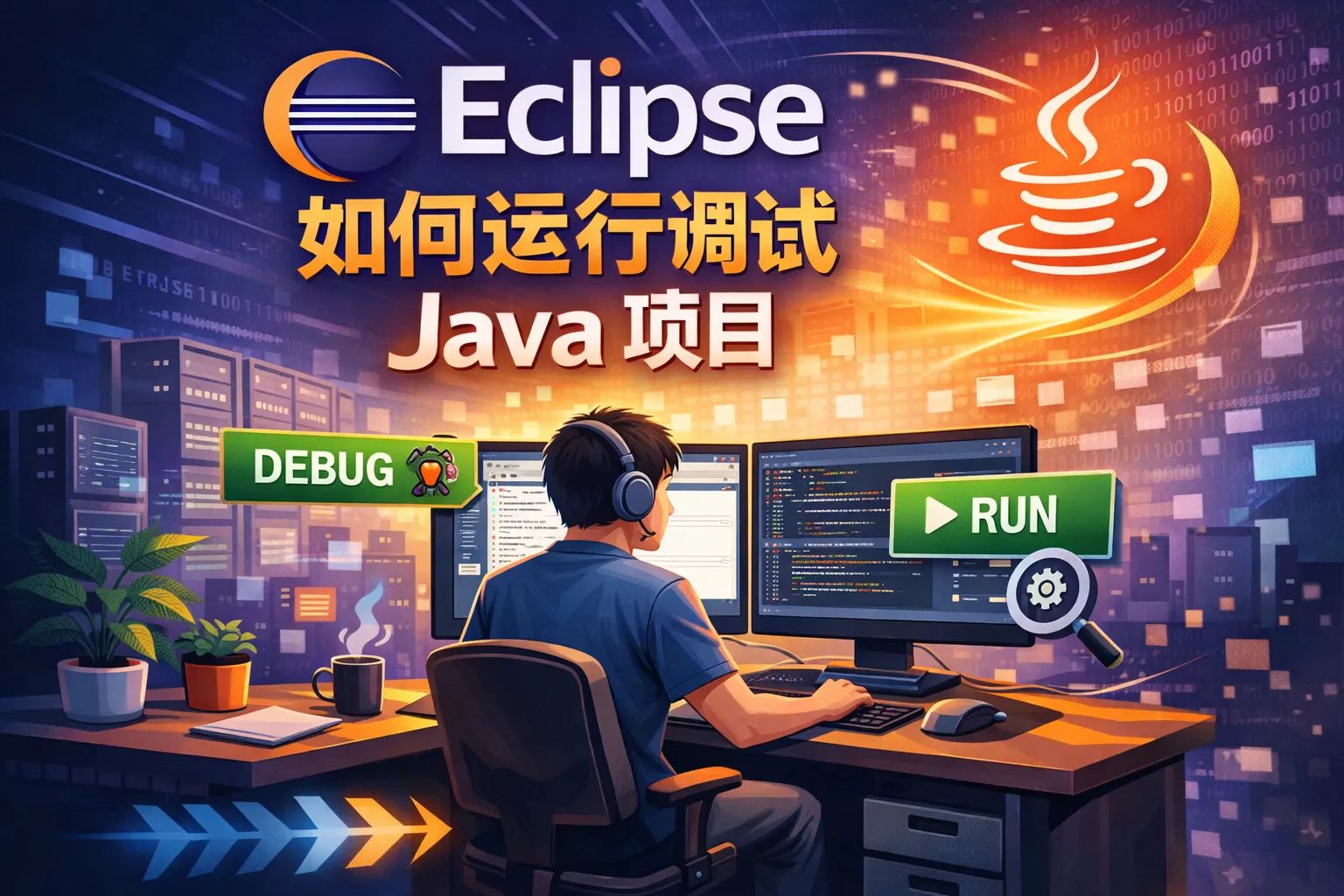 elipse如何运行调试java项目