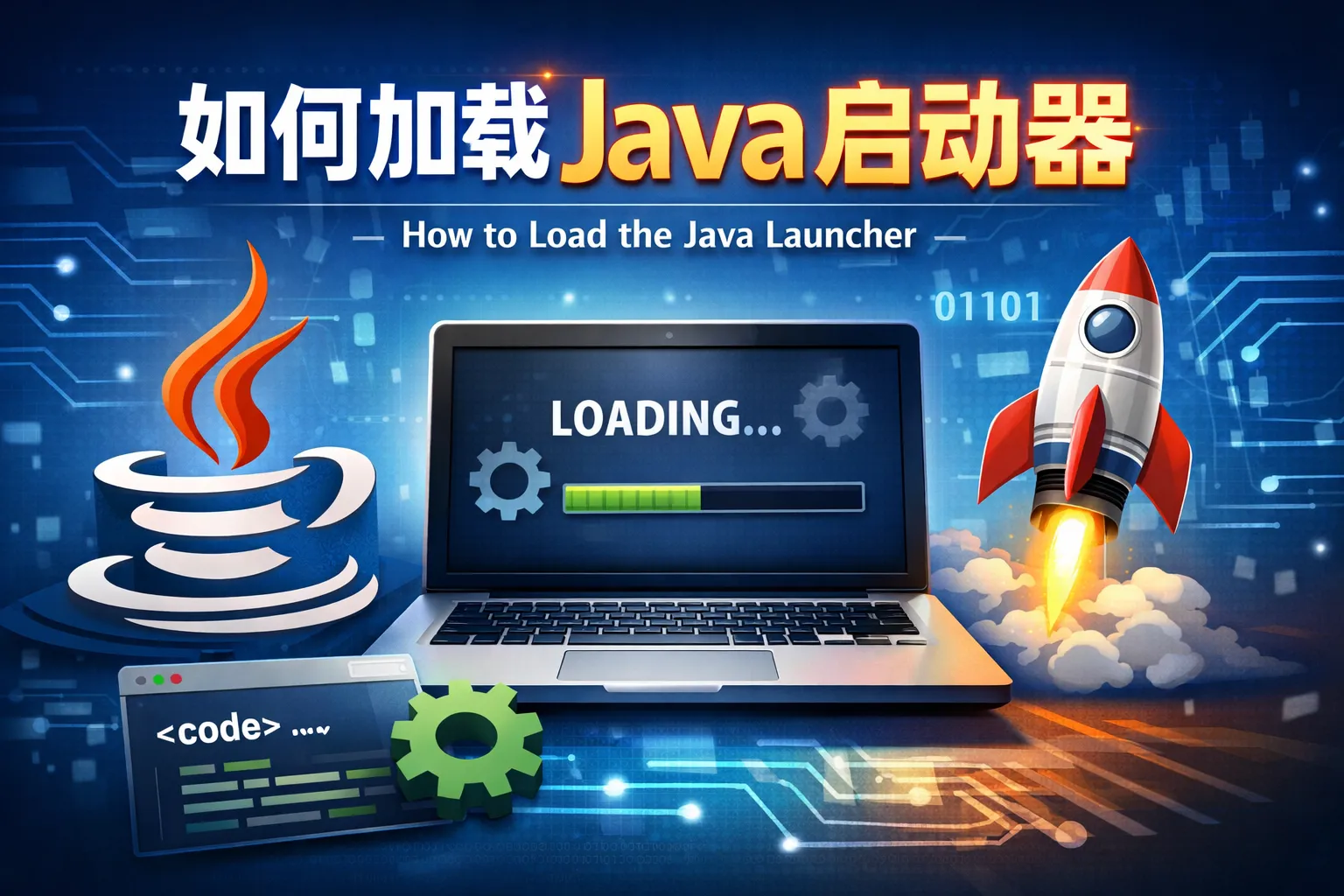 如何加载java启动器