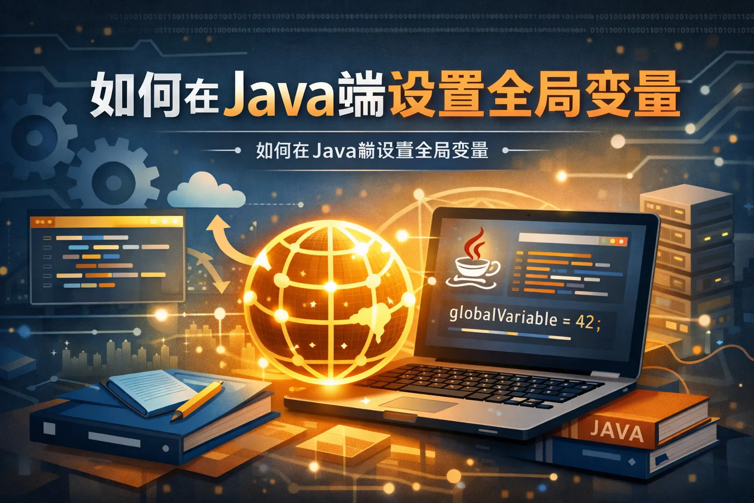 如何在java端设置全局变量