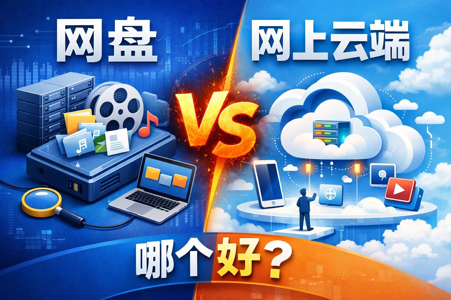 网盘和网上云端哪个好