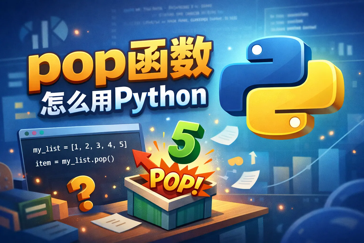 pop函数怎么用python