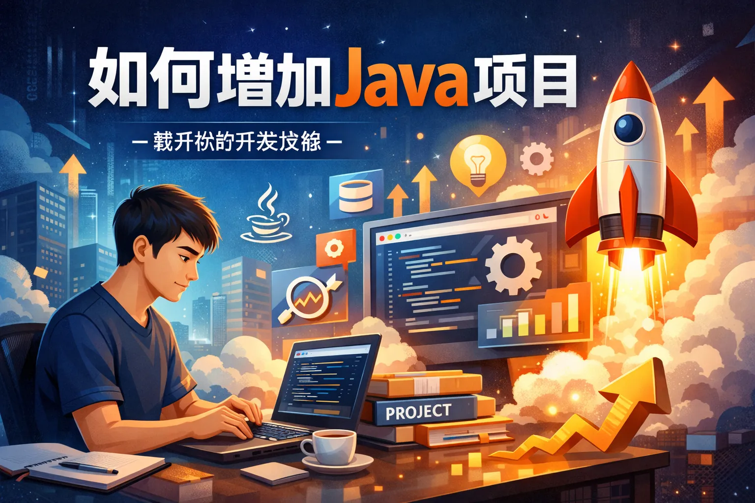 如何增加java项目