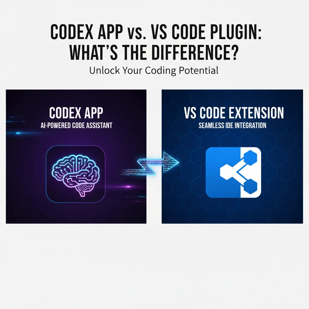 Codex App 和 VS Code 插件 有什么区别