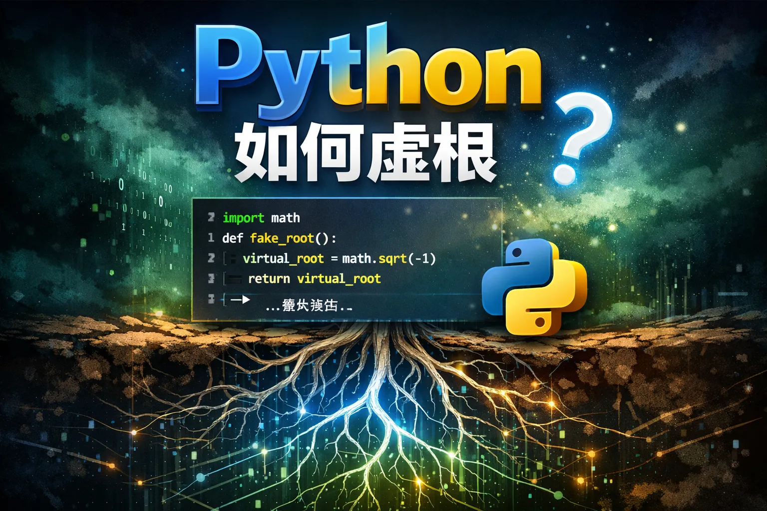 python如何虚根