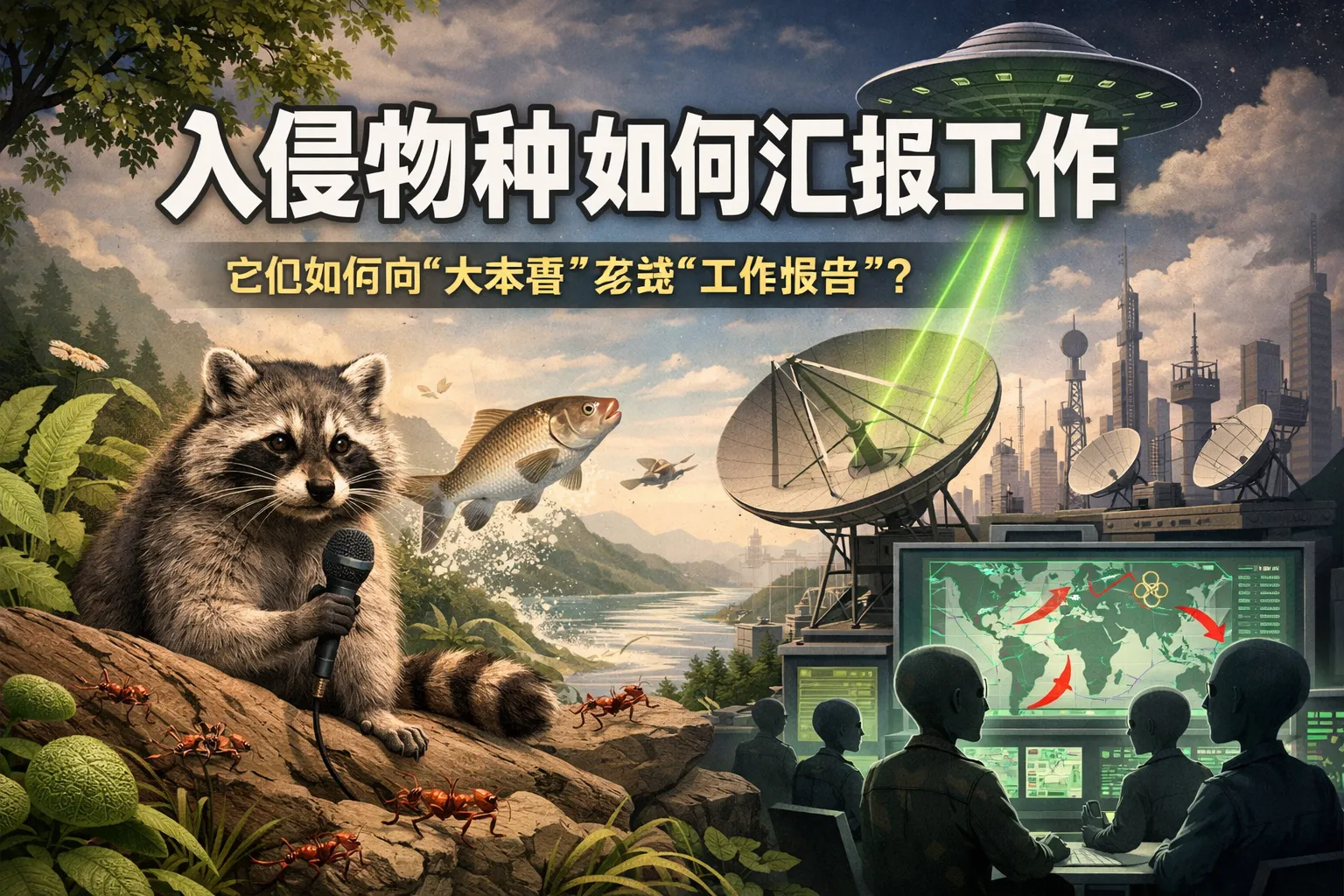 入侵物种如何汇报工作