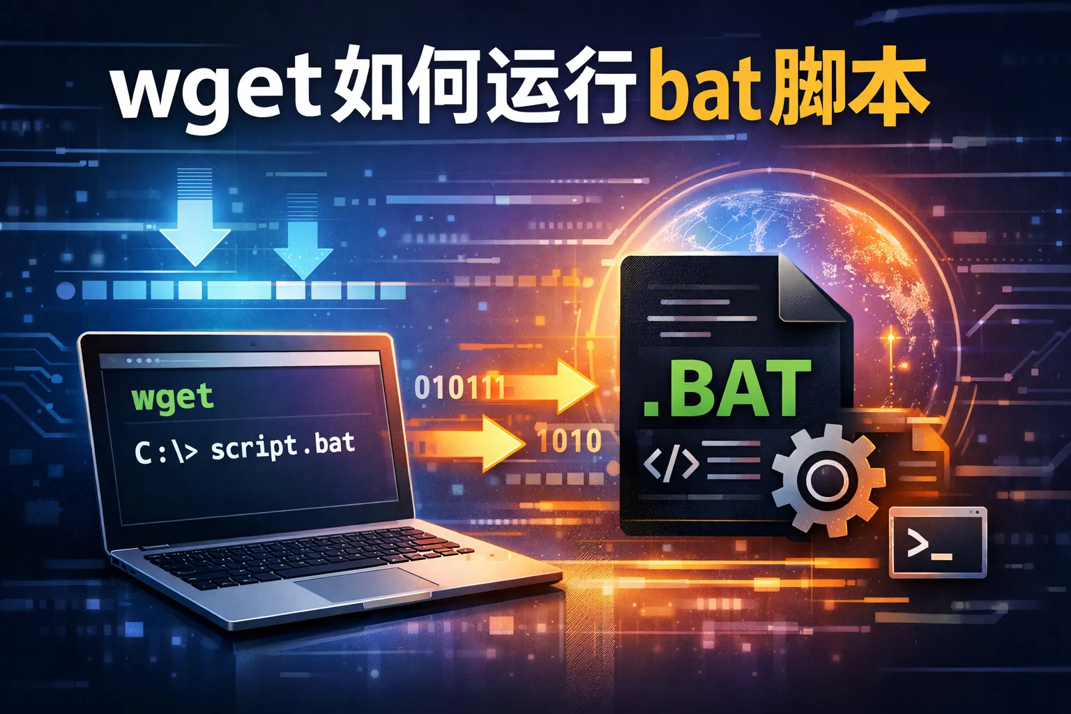 wget如何运行bat脚本