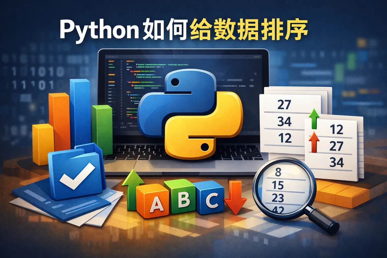 Python如何给数据排序