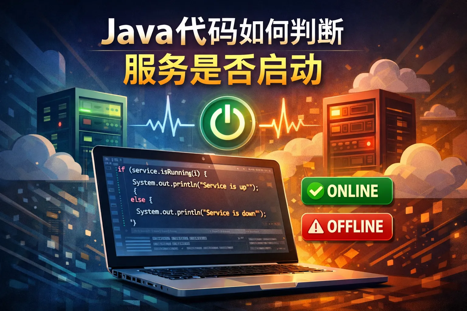 java代码如何判断服务是否启动