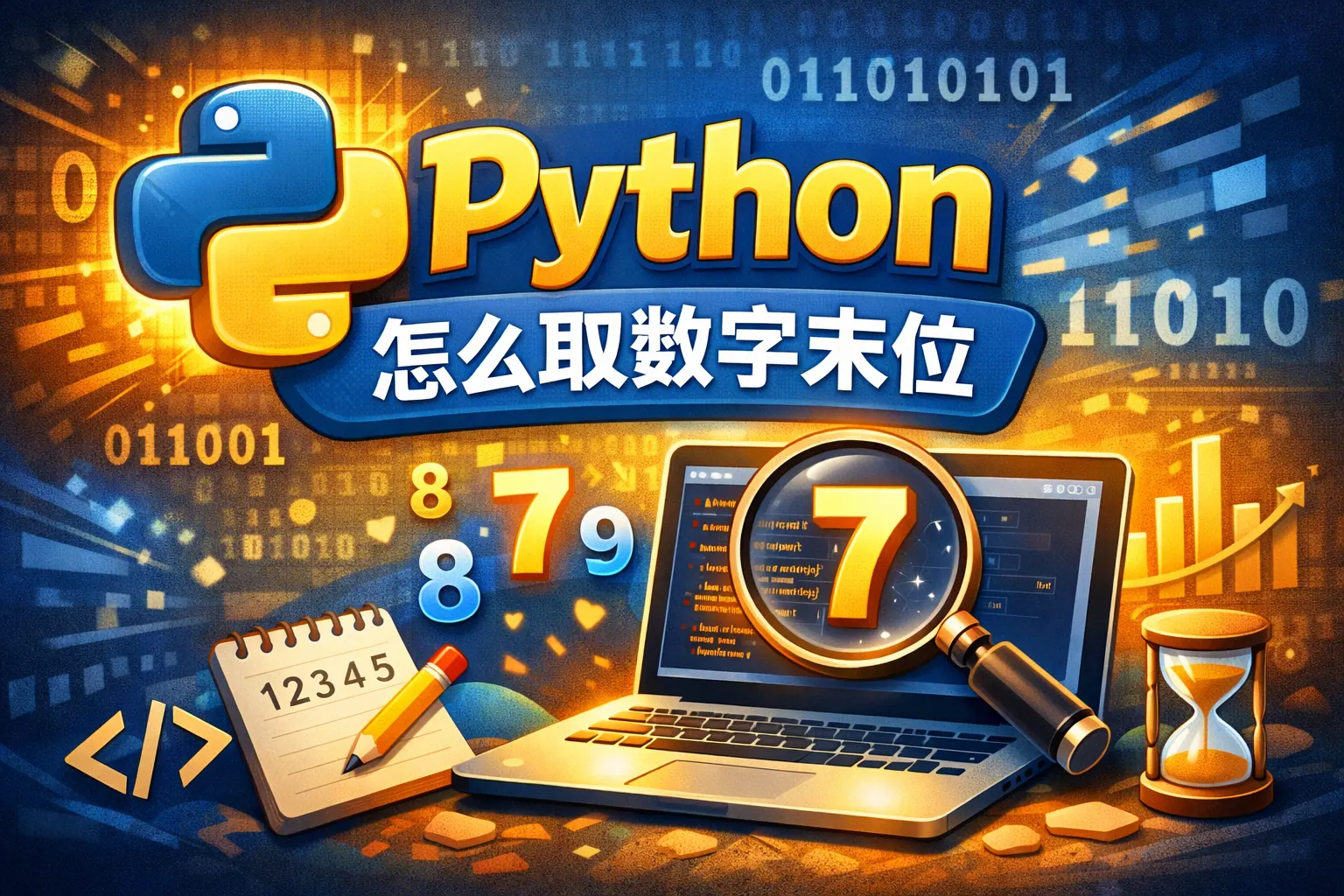 python怎么取数字末位