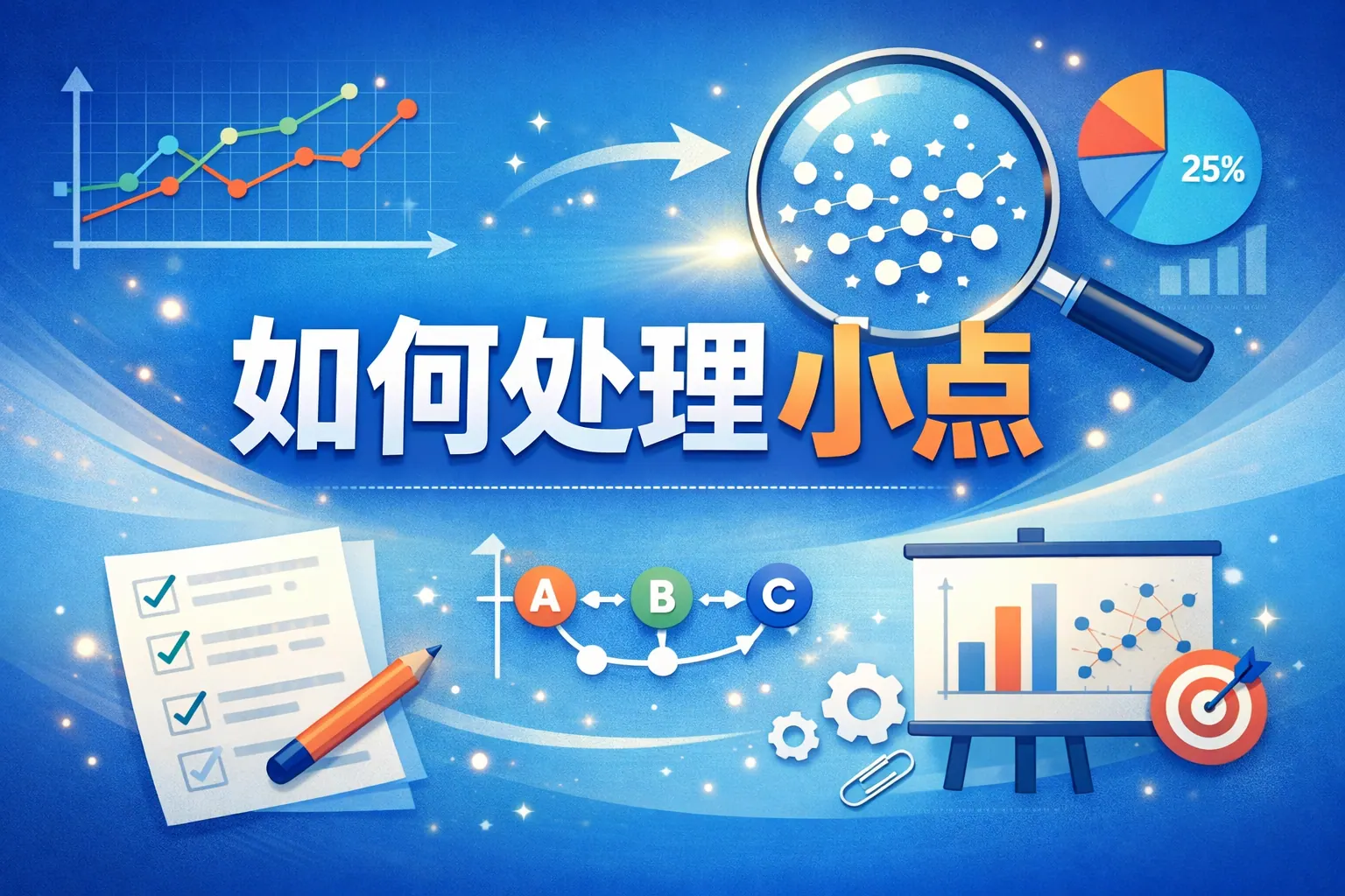 ppt 如何处理小点