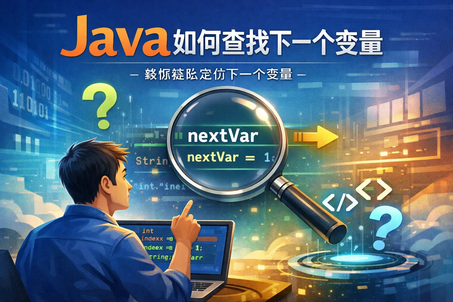 java如何查找下一个变量