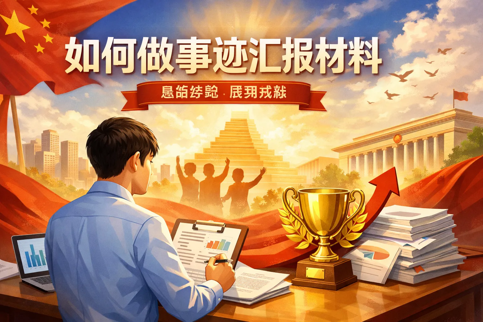 如何做事迹汇报材料