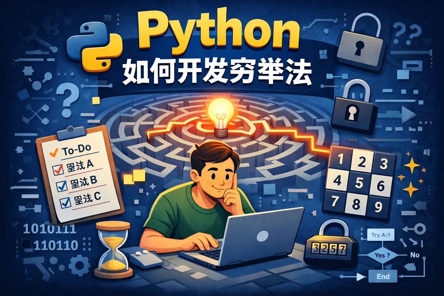 python如何开发穷举法
