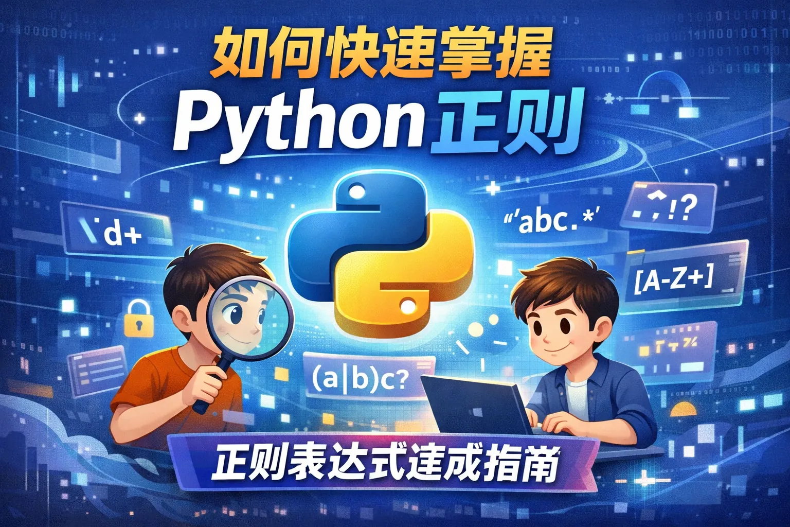 如何快速掌握python正则